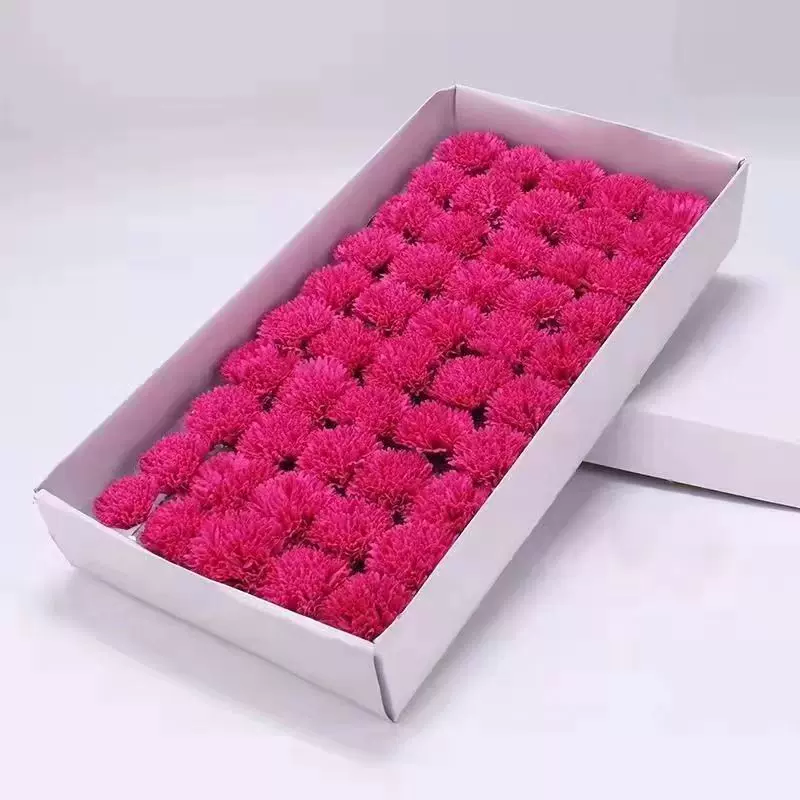 康乃馨花头花店女神节包花束情人节母亲节老师节礼品diy仿真花头