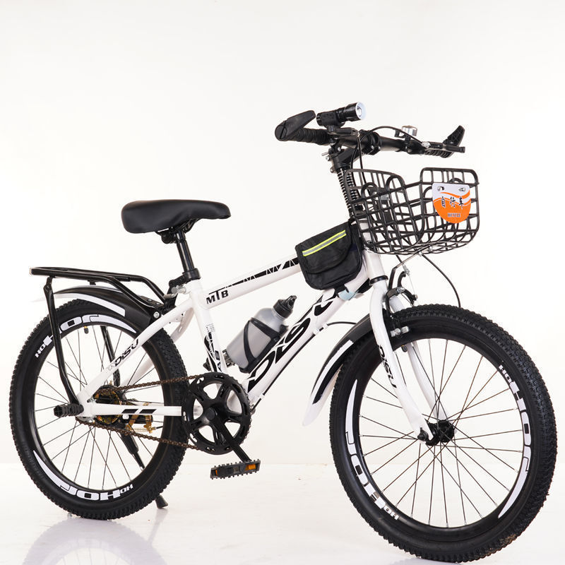 White/single -speed [Gift Pack+Basket+Back seat]