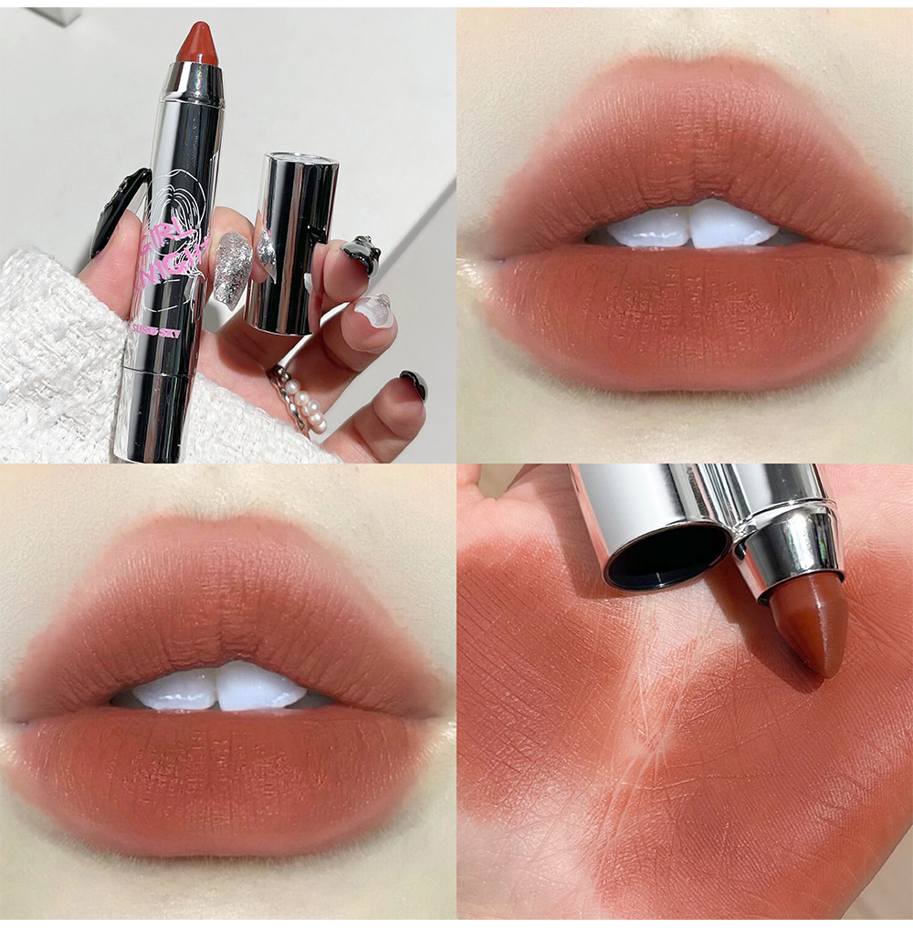 SUSU SKY Sweet Core Story Matte Lipstick Velvet Whitening Lip Gloss Rich Color Color without drying out Cross-border makeup undefined