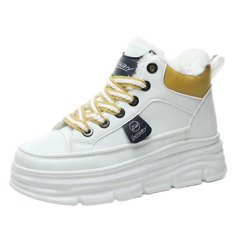 W3627 новый бархатный утолщенный внутренний рост 2023 зимние кроссовки