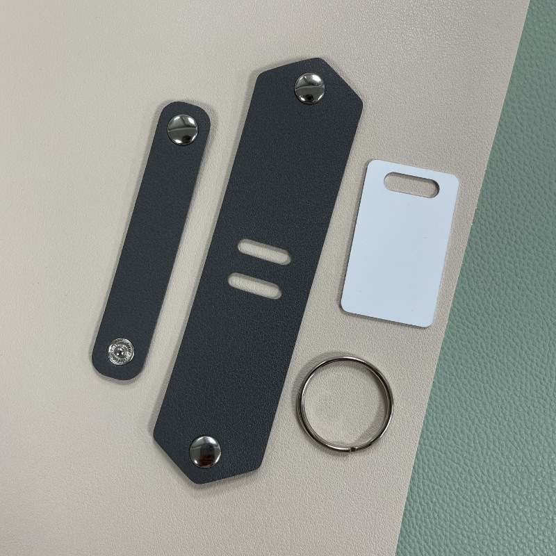 16g Weight Slip-on Clasp Closure Type Keychain Classification 1 Piece Quantity Daily Occasion Pu Leather, Aluminum sheet Material Solid Color Pattern Unisex Gender Simple Style Style Simple Style Solid Color Pu Leather Aluminum Sheet Unisex Slip-on Keychain 12