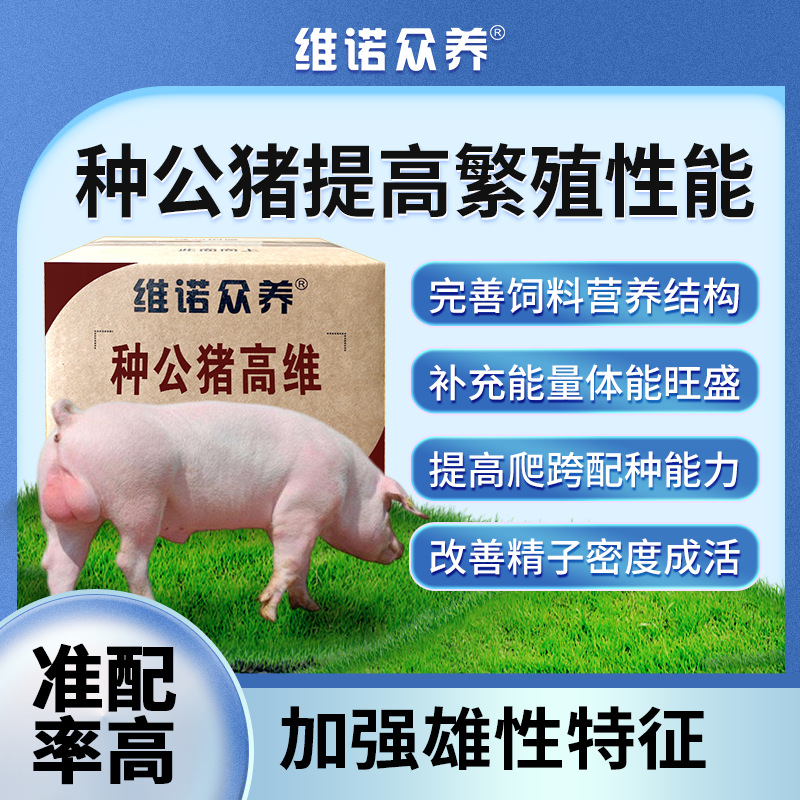 种公猪营养饲料配方 种猪饲料添加剂 提高繁殖配种延长使用年限