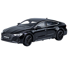 1:24车模RS7合金车模声光回力四轮避震仿真车模儿童合金代发