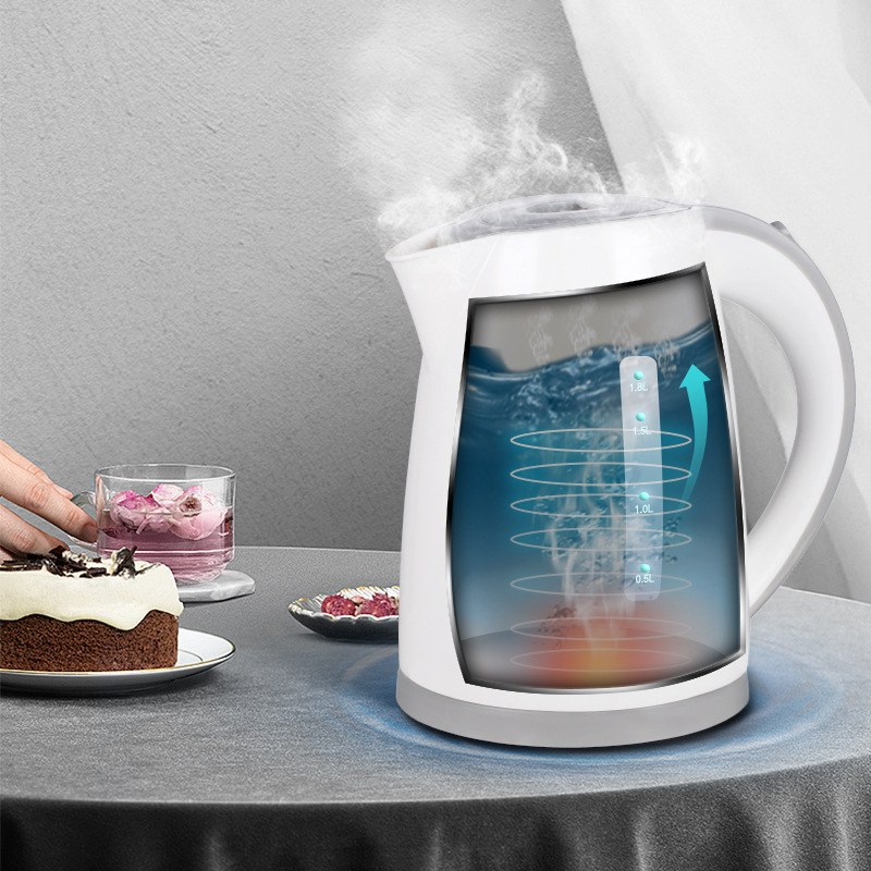 Hervidor eléctrico multifuncional Winningstar, producto superventas, estándar británico y europeo, de acero inoxidable, listo para usar.