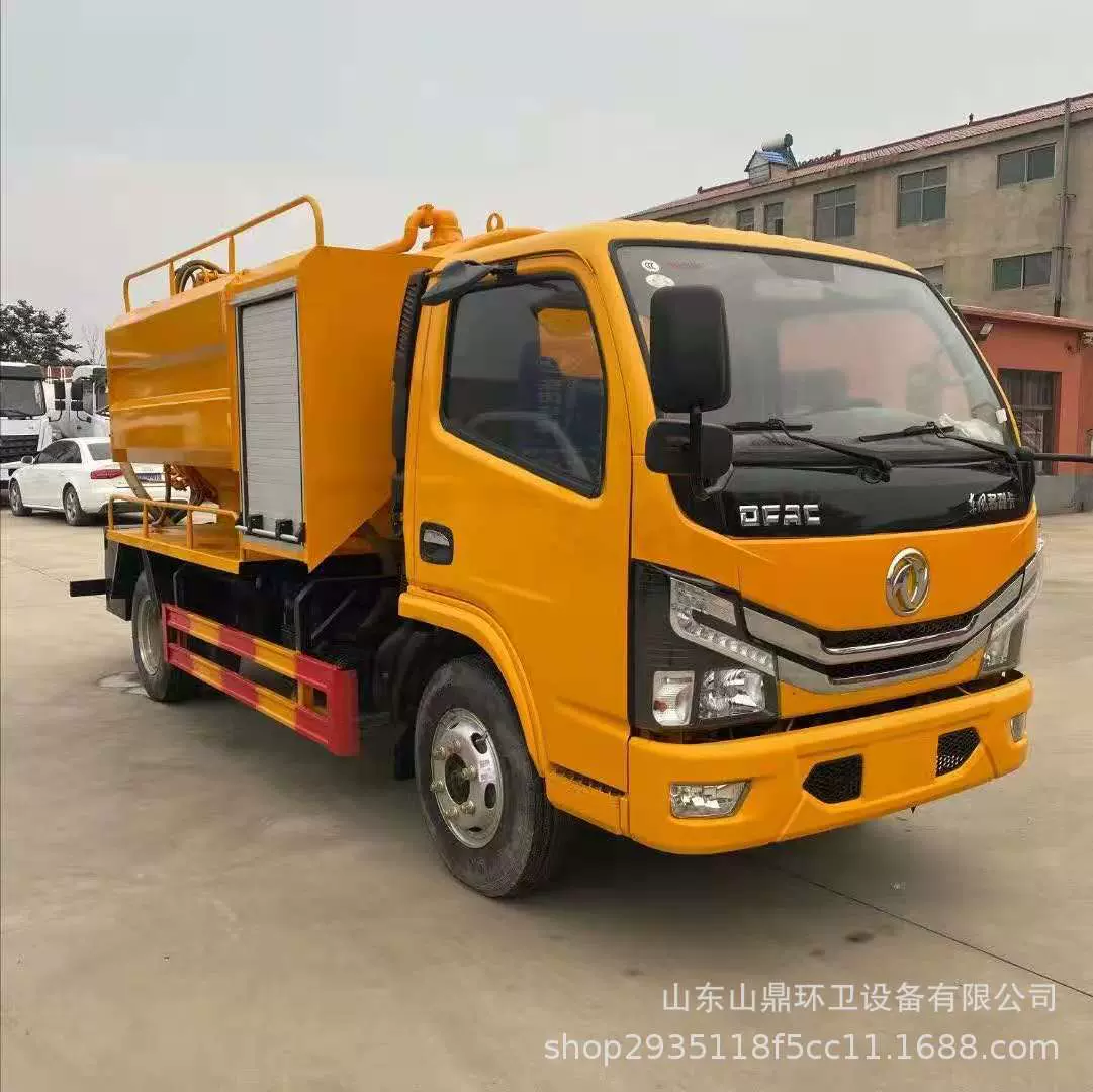 国六东风吸污车清洗吸粪下水道疏通真空吸污市政环卫高压高压疏通
