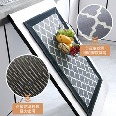 Cross-border kitchen floor mat absorbs water and oil, long strip floor mat, household kitchen oil-proof and dirt-resistant carpet anti-slip mat waterproof mat