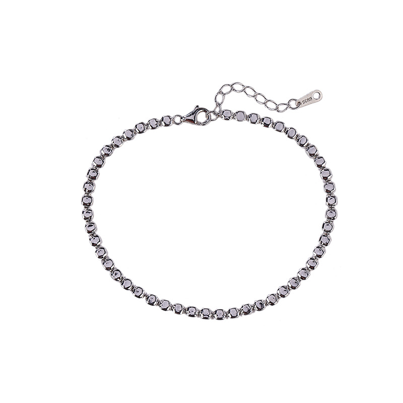 Vòng tay bạc S925 hình hươu bạc phong cách cổ điển cá tính — Kiểu vòng cổ