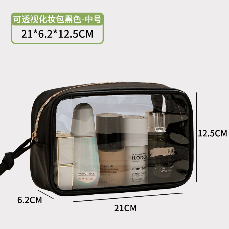 YT高級つや消し防水化粧品バッグ、大容量、高外観性、ポータブル収納バッグ、洗面用具と水泳バッグ|undefined