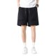 Tooling Shorts Men's Summer New Ice Silk Thin Sports Casual Men's Pants Solid Color Large Pocket Loose Five-point Pants