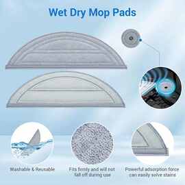 1套 颜色：图片色 材质：塑料 适用于Roborock Saros 10 / S9 Max