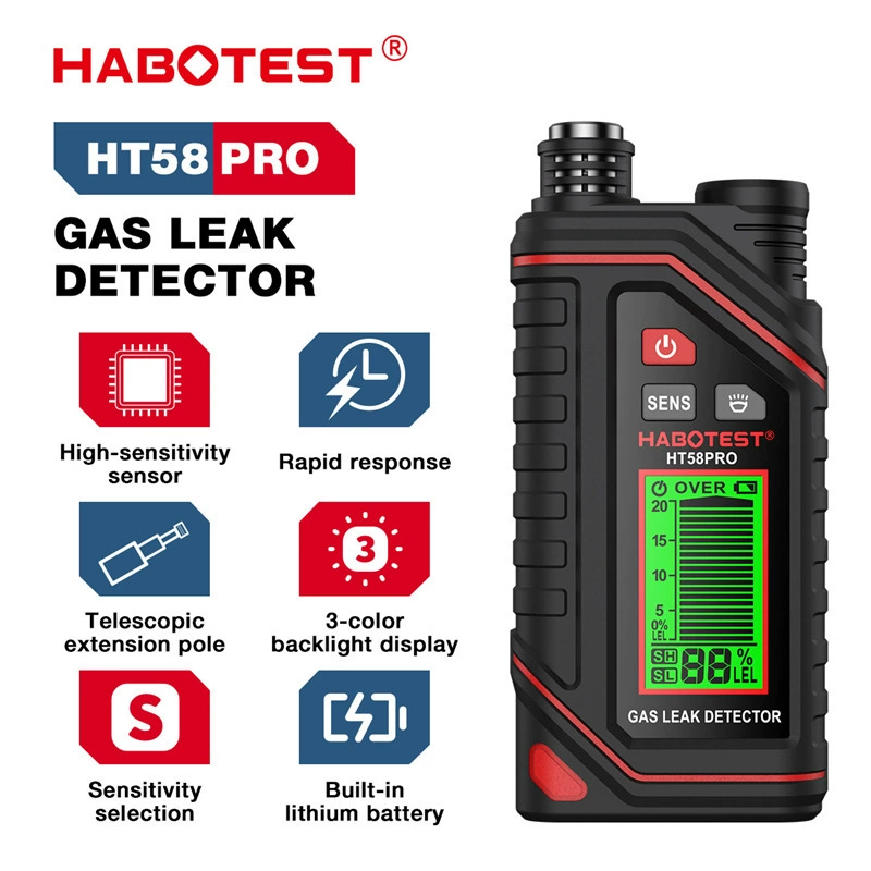HT58pro Huabo новый детектор горючих газов
