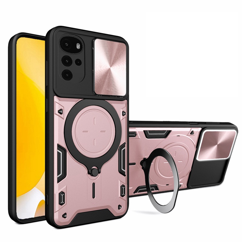 Rugged Phone Case With Ring Bracket For Moto Edge 40 Pro And G73_voghion.com