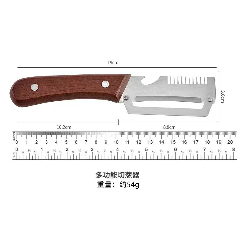 cuchillo de acero inoxidable cuchillo de cocina raspador casero raspador mango antideslizante raspador de calabaza de piel gruesa calabaza verduras melón image 7