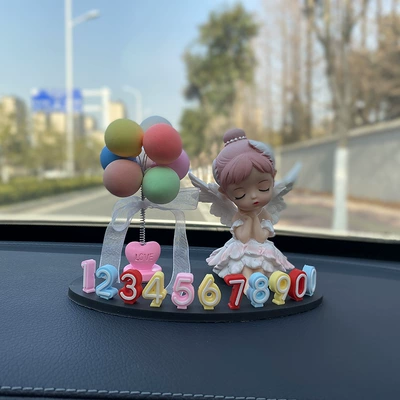 Nömrəli dayanma kartı moving cartoon cute phone - colorful-parking-sign-pink-ballet-colorful-shaking-head-balloon