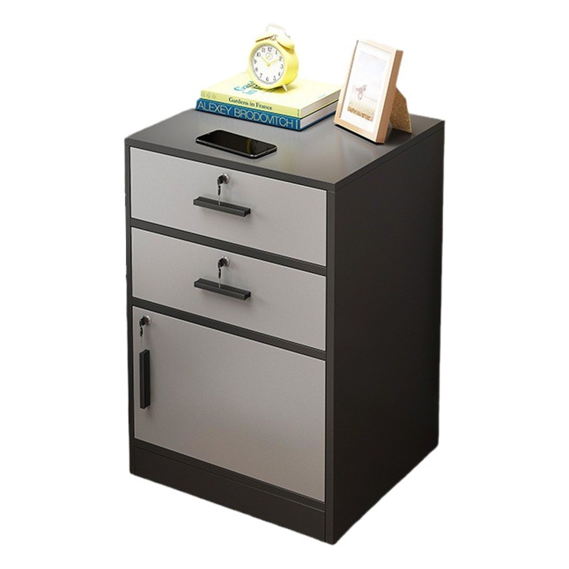 Mesita de noche simple dormitorio moderno casa armario de noche cajón con gabinete de almacenamiento gabinete bajo gabinete pequeño