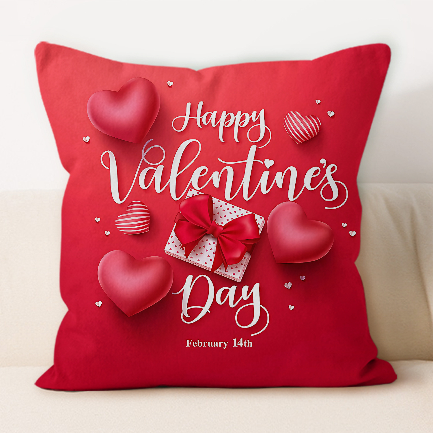 almohada de San Valentín transfronterizo simple nórdica moderna casa sala de estar sofá almohada cama almohada de oficina