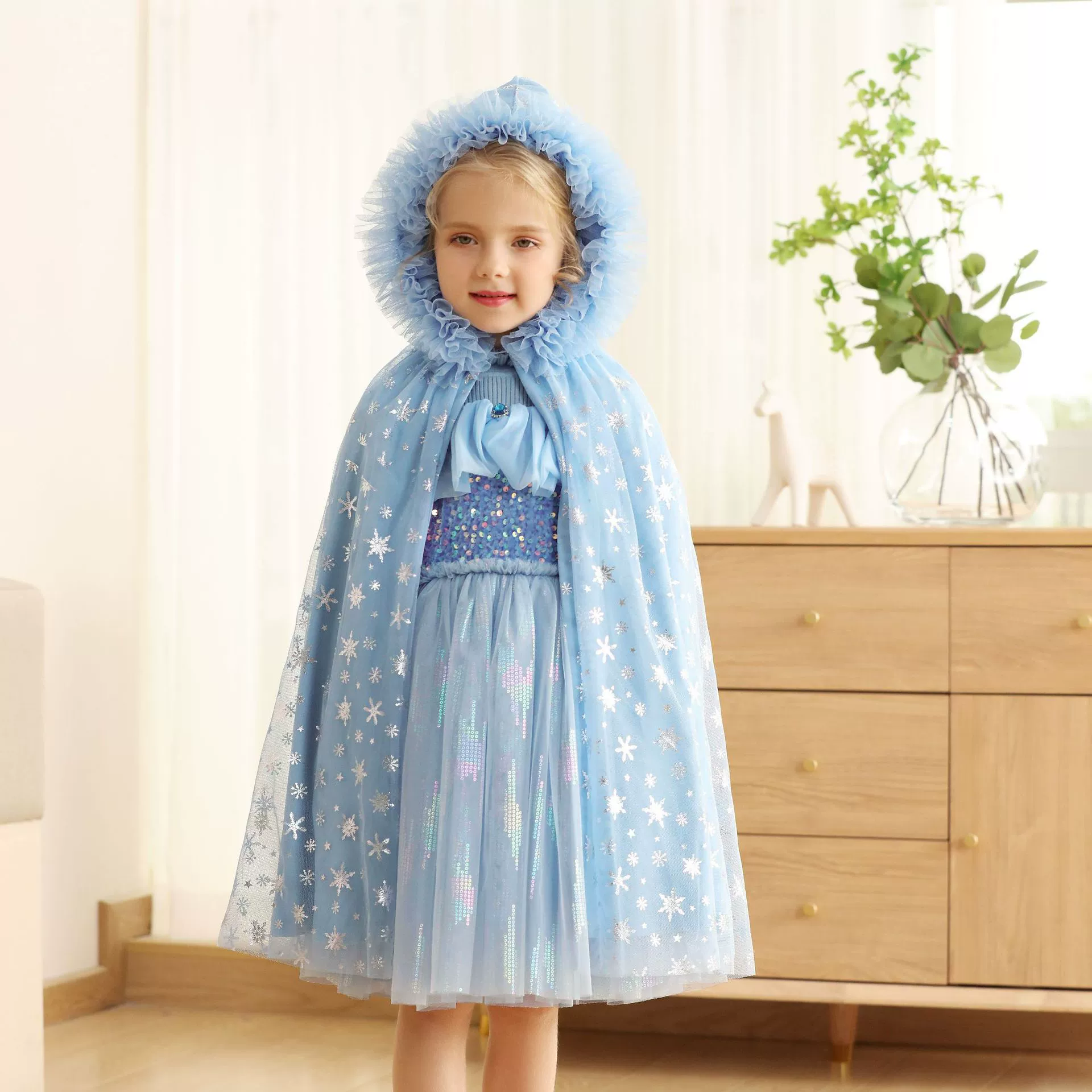 Тренчкот, детский костюм принцессы小, «Холодное сердце»