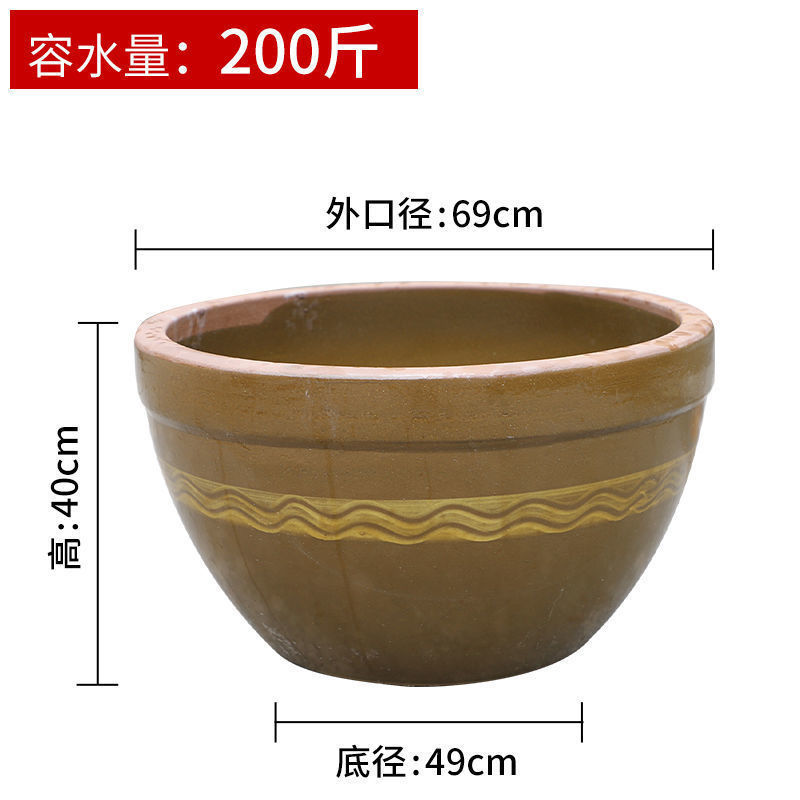 陶器水槽、昔ながらの家庭用ソース槽、蓋付き、酒発酵槽、甘酒、豆板醤ポット、土陶米槽|undefined