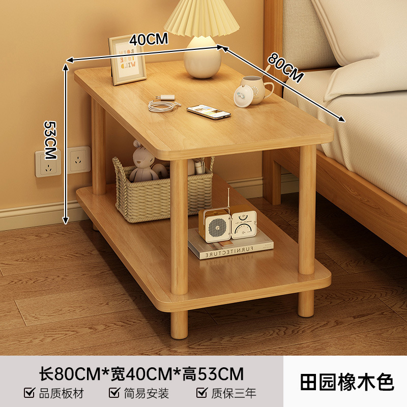 Mesa de cabezal de cama simple y moderna, cabezal de cama de lado pequeño, varios dormitorios de alquiler doméstico, pequeño estante de cabezal de cama de lado estrecho.