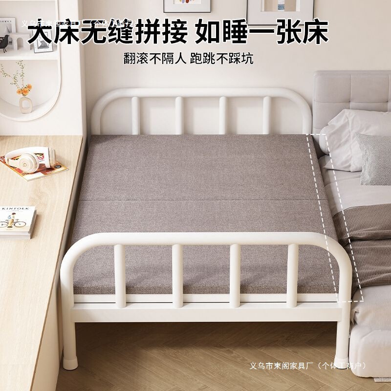 No assembly required, foldable bed, portable outdoor iron bed, suitable for dormitories, offices, and rental properties, ideal for naps and short rest periods