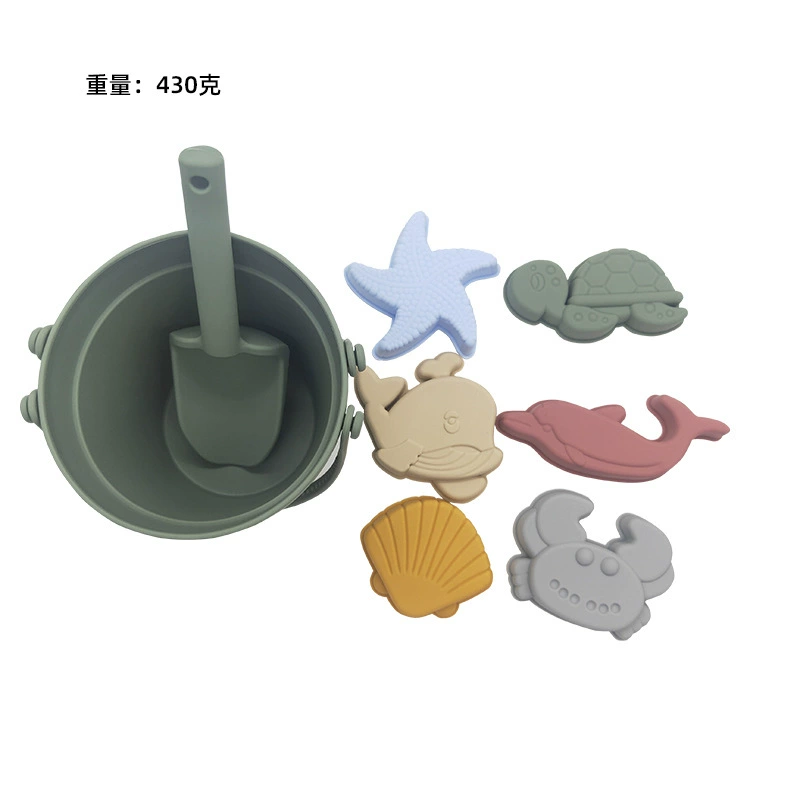 Summer cute toy, beach rubber animal model, tools set, beach style