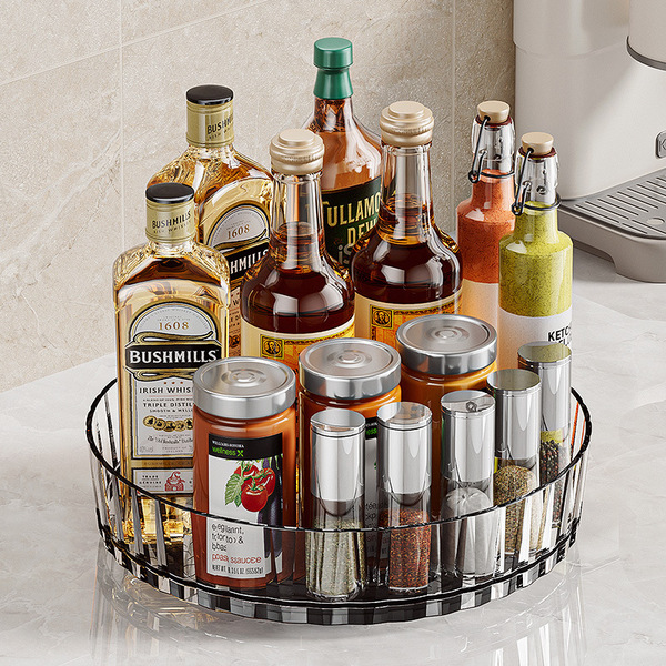 The kitchen storage rack rotation feed shelf multi -functional home…