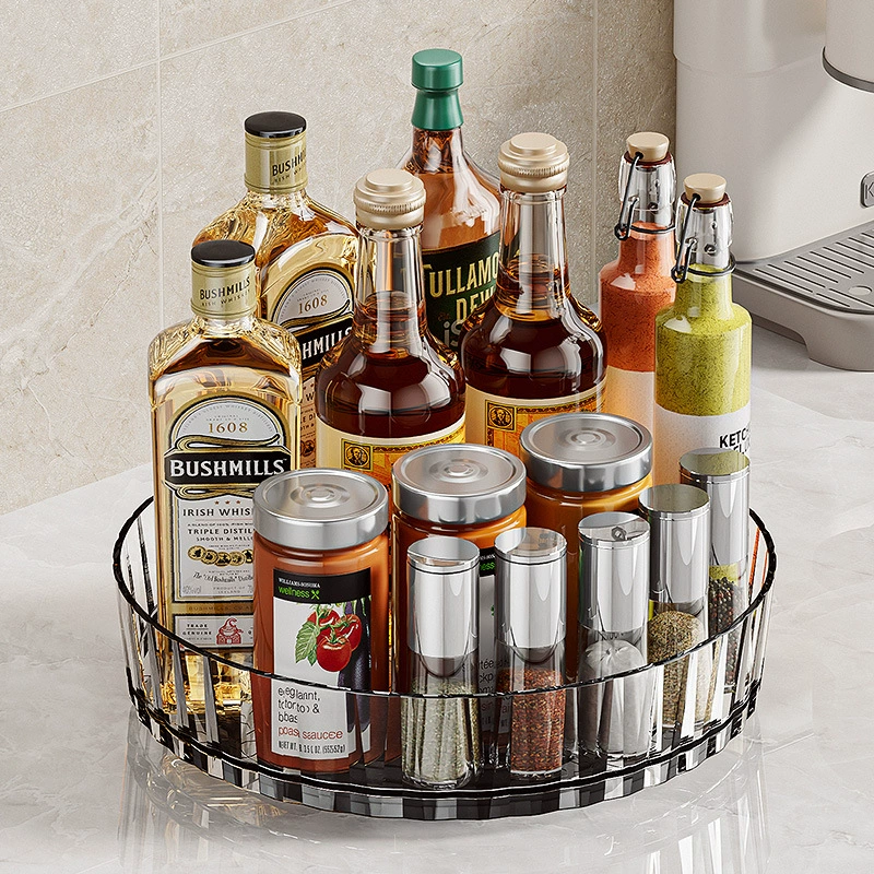 Spice Rack Storage Rack Rotating Desktop Kitchen from Yomiego