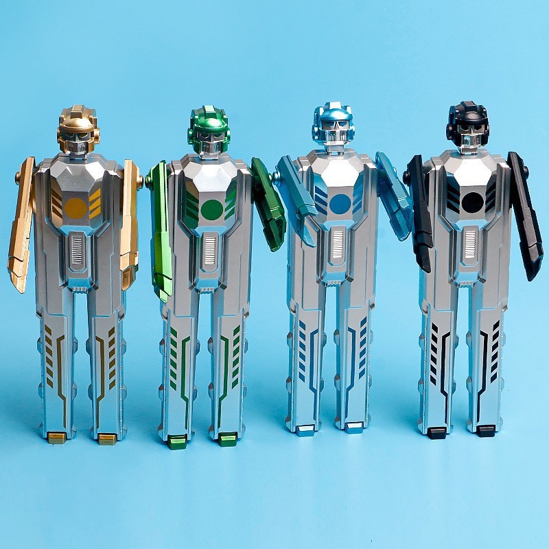 超クールなおもちゃのロボットの形の中性のペンのペアのペンは水のペンの学生の事務学習の学生の賞品を取り外します。|undefined