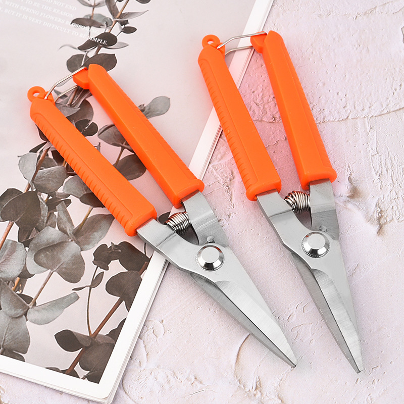 Jardín de acero inoxidable tijeras horticultura injerto tijeras de corte tijeras