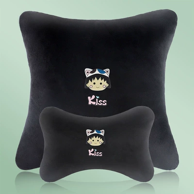 Headrest – Pair of Lumbar Support Pillows - headrest-pillow-little-girl