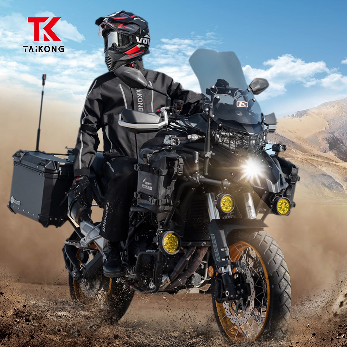 Motocicleta chaqueta de lluvia ropa de ciclismo profesional para adultos para montar un conjunto de separación especial para hombres y mujeres para evitar tormentas de lluvia para llevar jinetes