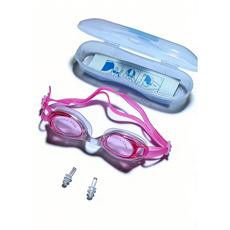 Gafas de Natación Deportivas para Adulto YH-009 de Silicona y PC, Antivaho e Impermeables con Estuche image 9