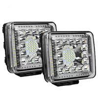 4 дюймов квадратная 231W автомобильная рабочая лампа 12V24V подсветка грузовик погрузчик внедорожник модификация универсальный