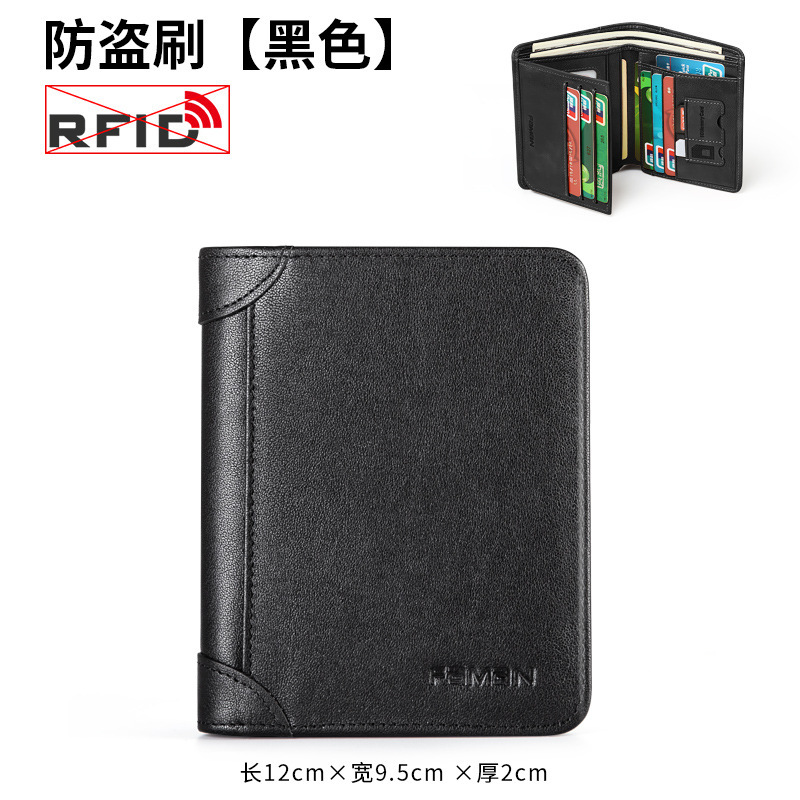 Fabricante billetera para hombre 2025 nueva billetera corta de cuero multifuncional billetera de marca de moda licencia de conducir hombre