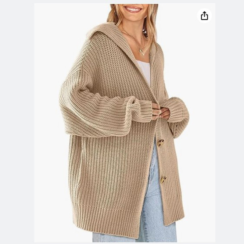 2024 Autumn and Winter Amazon Cross-Border New Women's Solid Color Lapel Cardigan with Pockets Three Button Mid-Length Jacket 2024 Autumn and Winter Amazon Cross-Border New Women's Solid Color Lapel Cardigan with Pockets Three Button Mid-Length Jacket