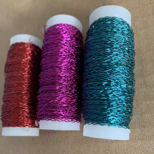 圣诞装饰烤漆丝0.35mm55m手工DIY细软塑料轴铁丝黑色钢丝