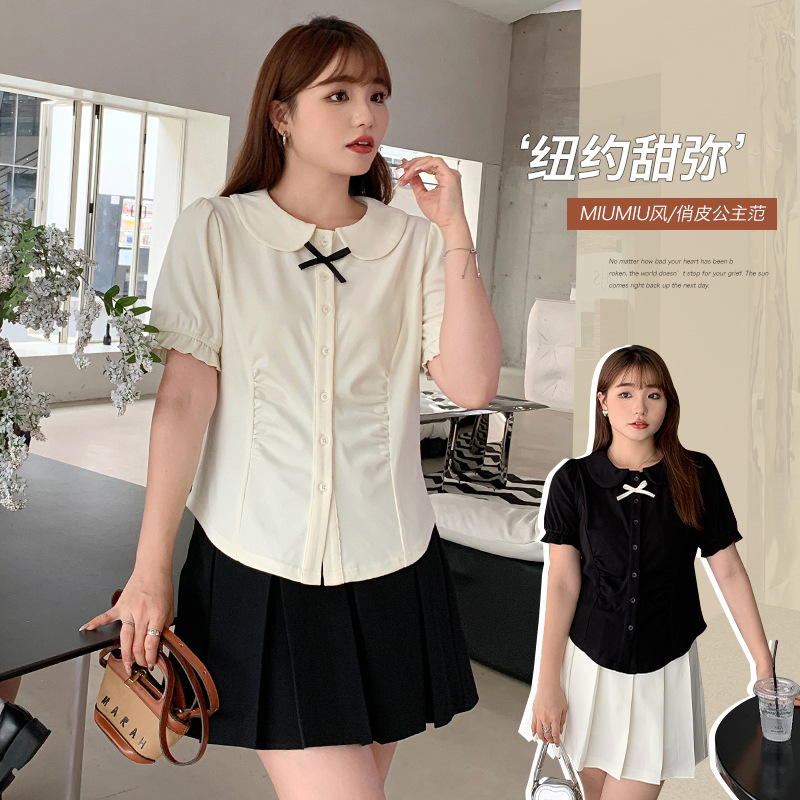 夏  XL-5XL 大きいサイズ シャツ/ブラウス  夏  XL-5XL 大きいサイズ シャツ/ブラウス