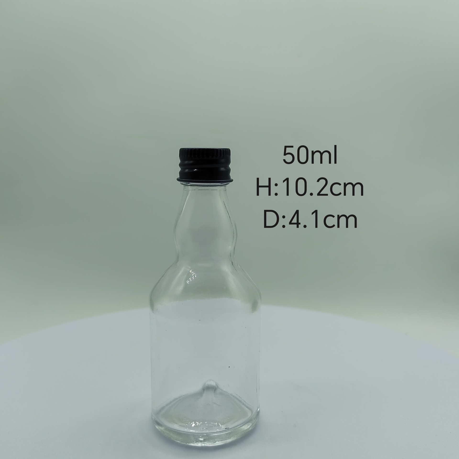 Botella de vino pequeña al por mayor, botella vacía, vidrio transparente grueso 50ml, vino de elaboración propia, vino, vino blanco, botella de vino subenvasada