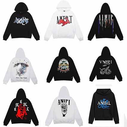 Cross-border wholesale leopard print gradient letter logo angel hoodie sweater matching coat for men and women
