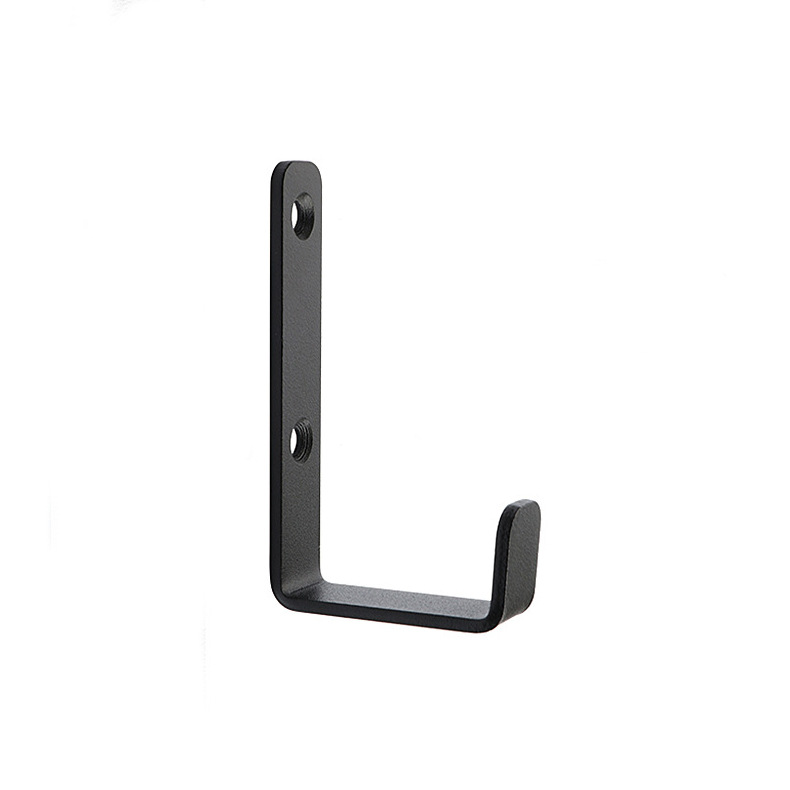 국경 간 블랙 코트 훅 메탈 코트 후크 후크 도어 리어 훅 아마존 코트 후크 싱글 훅