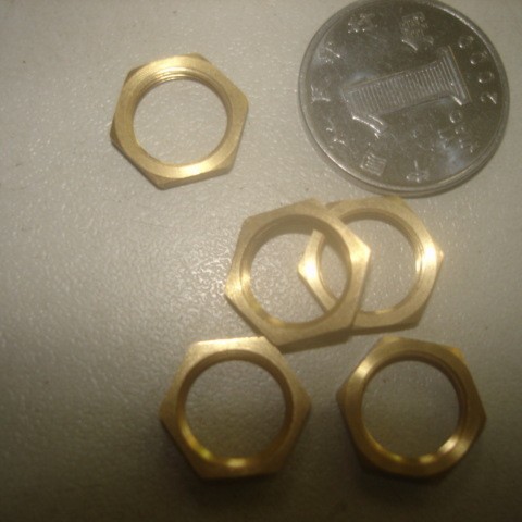 六角螺母/铜螺母/薄螺母/M9*0.6