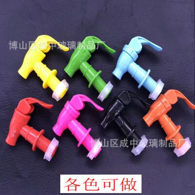 Bottle glass jar plastic faucet spout glass bottle faucet wine jar food grade switch accessories wine jar valve