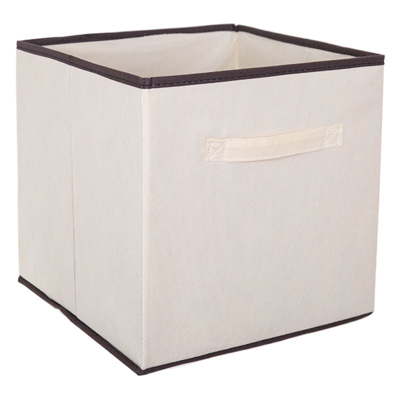 Caja de almacenamiento multifuncional sin tapa cuadrada no tejida, caja de almacenamiento de ropa y juguetes para el hogar, caja de almacenamiento portátil plegable