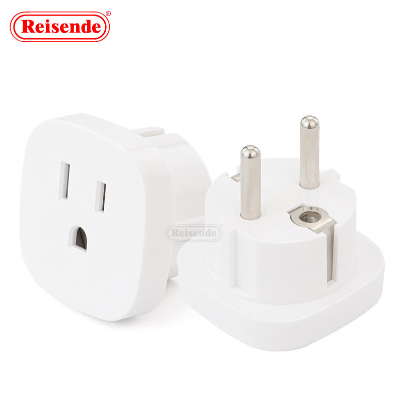 美标转欧标德标电源转换插头 澳标转换器 韩国德国俄罗斯转换插头