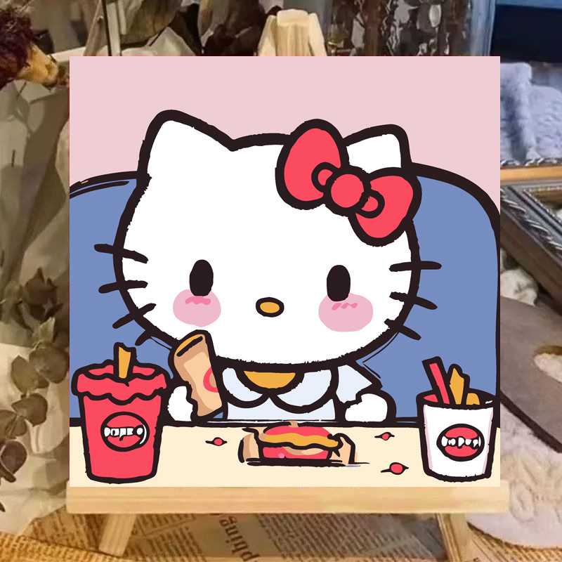 R008 / 20*20cm paint+brush+backing board