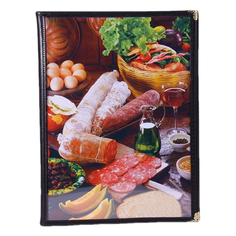 Меню это меню А4 прозрачное меню изготовление ПВХ заказ клип вино прайс-лист связующее 2 страницы 4 стороны