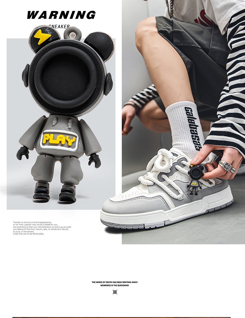Herren Freizeitschuhe Retro Sneaker Geflochten Und Modern_voghion.com