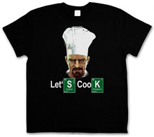 LET S COOK CHEF T- SHIRT - Breaking Bad Walter White Meth He