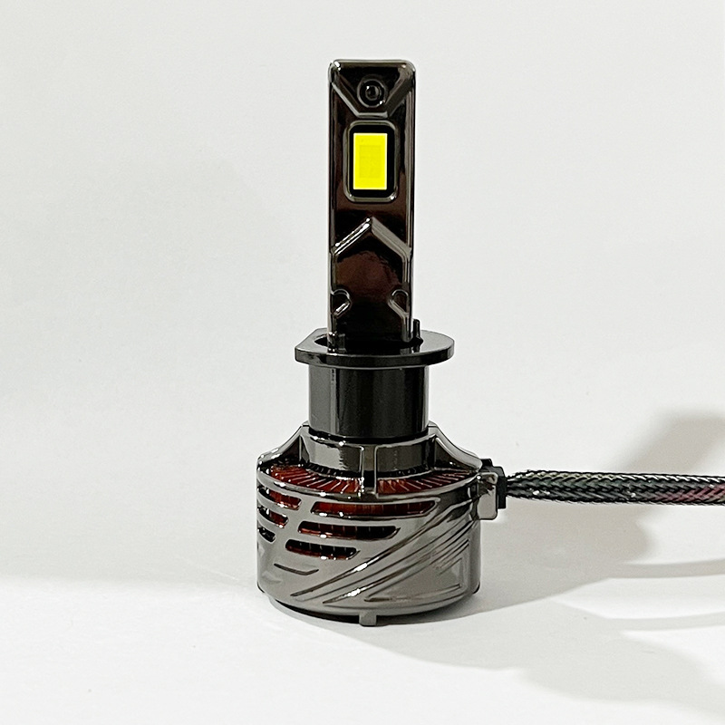 Faros LED para coche Amazon, súper brillantes, con doble tubo de cobre, luz blanca fría, haz alto y bajo, H4H16000K, universales image 7
