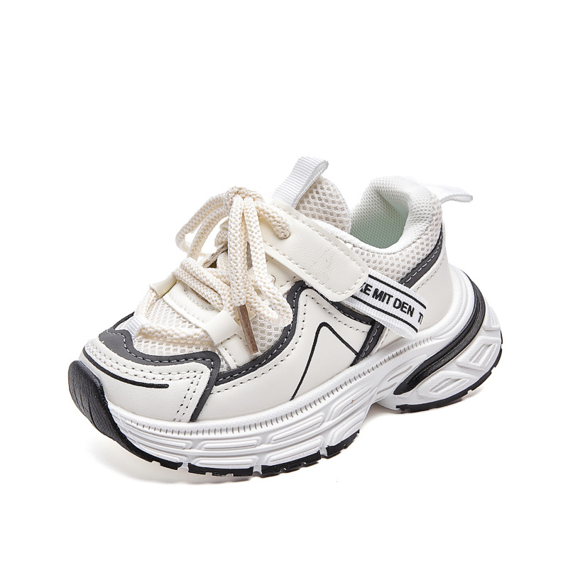 Zapatos deportivos para niños, zapatos de malla transpirables para niñas, primavera y otoño, nuevos zapatos casuales para niños con suela suave universal, stock transfronterizo